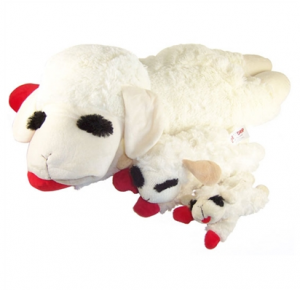 24 inch lamb chop dog toy