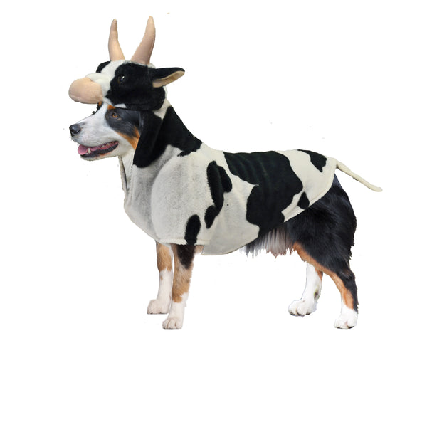 Dog Halloween Costumes | Barnyard Cow Costume.