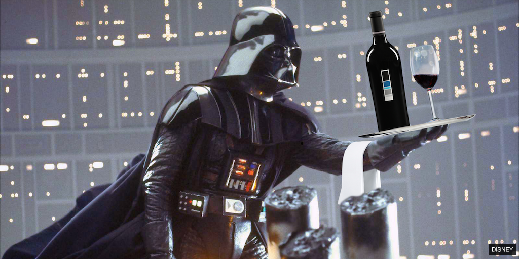 Darth Vader questioned in connection with the destruction of 'Wine Planet' - Uproot Wines http://bit.ly/1QMutwg