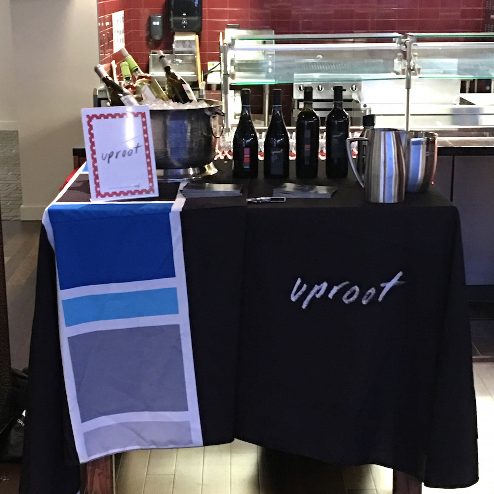 Uproot Wines pouring at 49ers Foundation