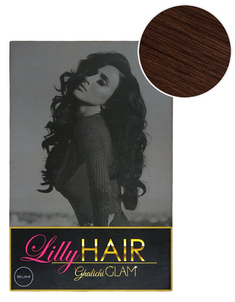 Lilly Hair 260g 20" Dark Brown (2) Hair Extensions - BELLAMI – BELLAMI Hair