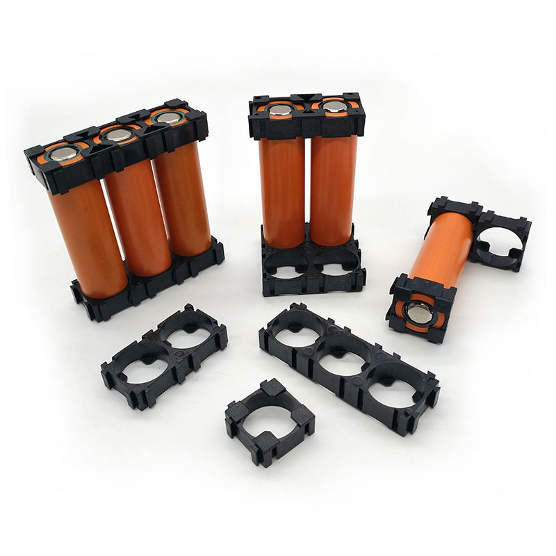 100Pcs 18650 Lithium Battery Holder Plastic Battery Pack Bracket Cylindrical Cell Battery Stand Cell Spacer for DIY Fixed Battery 