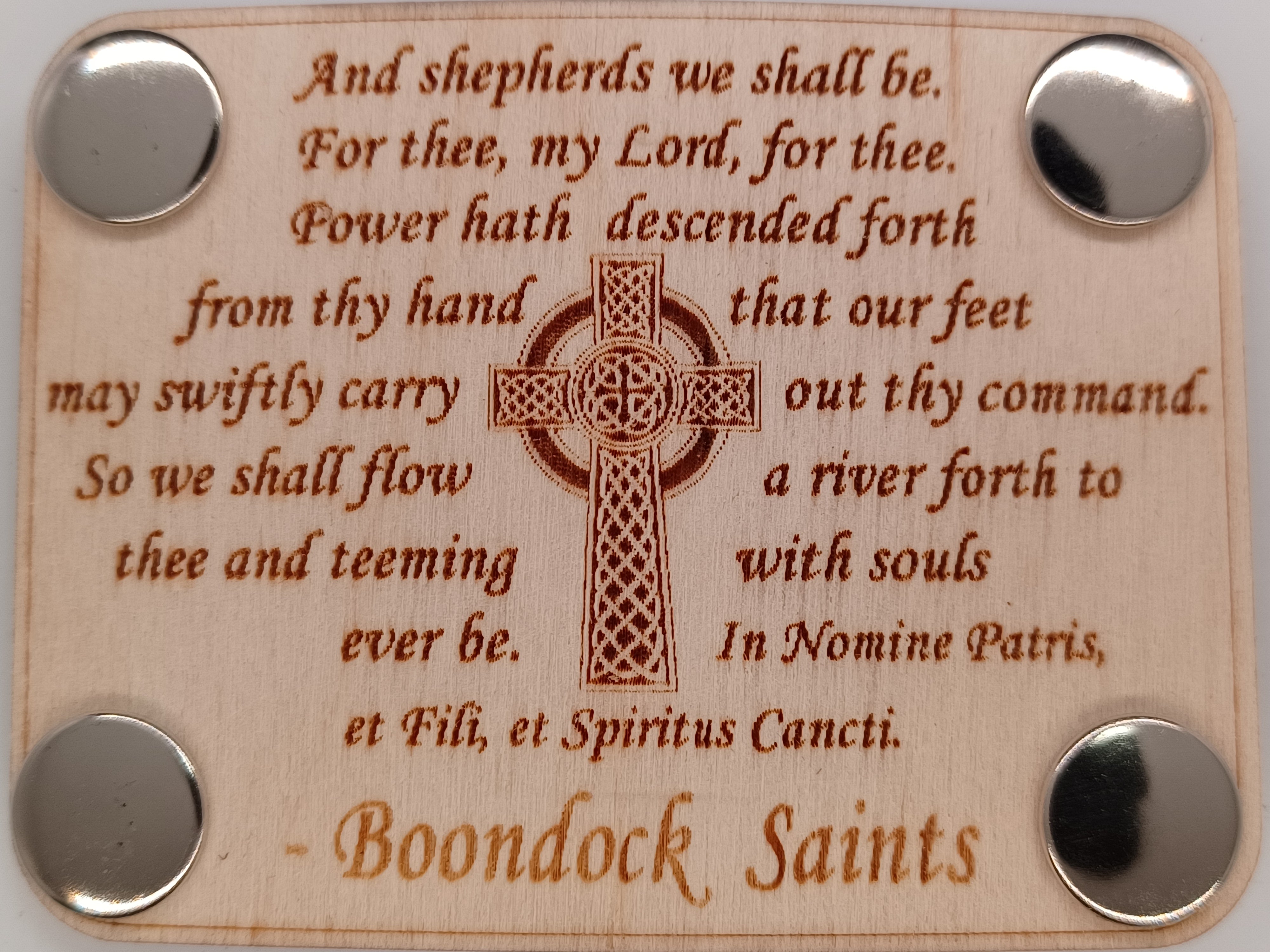 the boondock saints full prayer