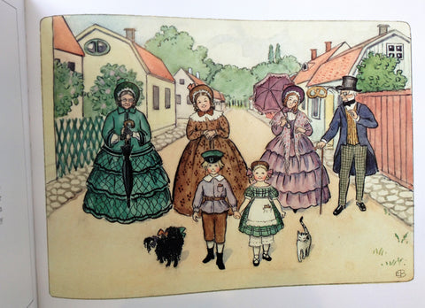 Aunt Green, Aunt Lavender and Aunt Brown by Elsa Beskow