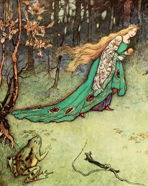 Princess and the Frog Warwick Goble Print