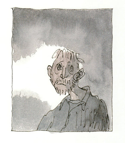 Quentin Blake's illustrations for Michael Rosen's Sad Book