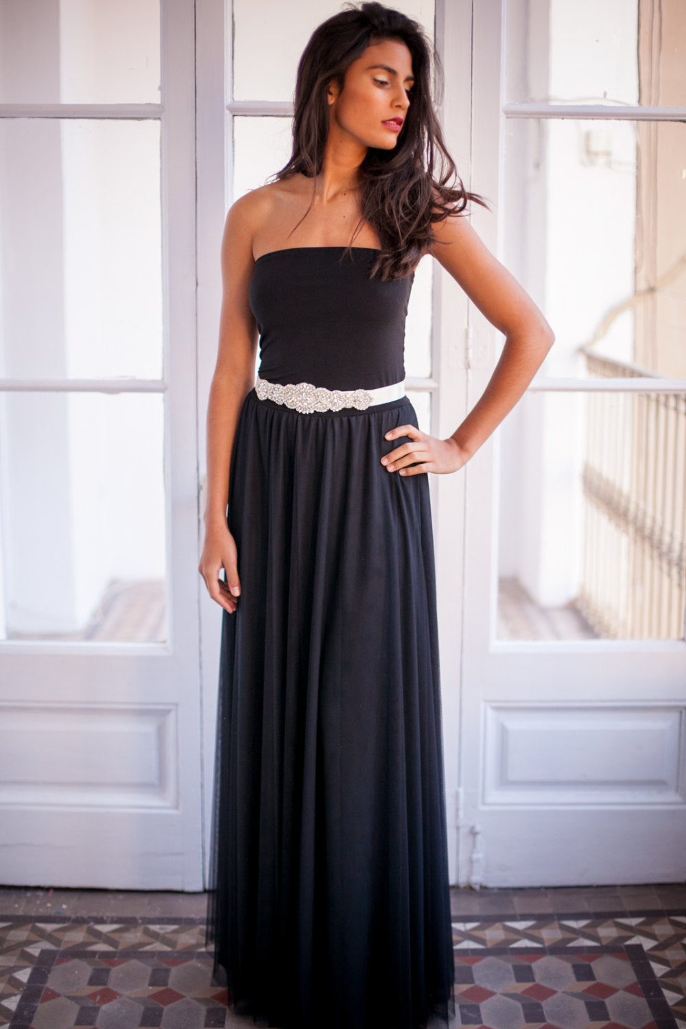 Suave y elegante falda tul negro fiesta - Falda | Mimetikbcn – Mimetik
