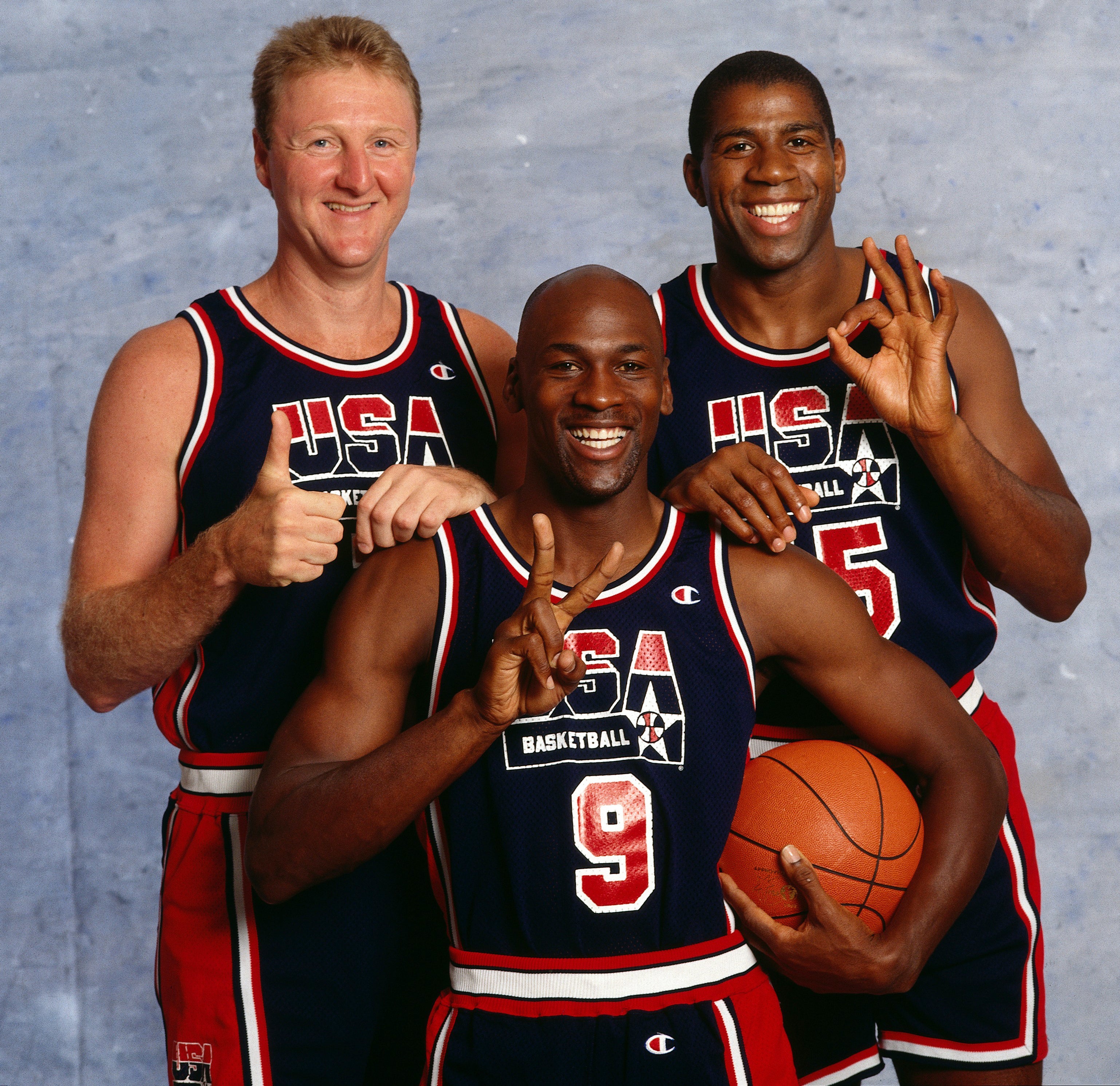 Dream Team: Michael Jordan, Larry Bird 