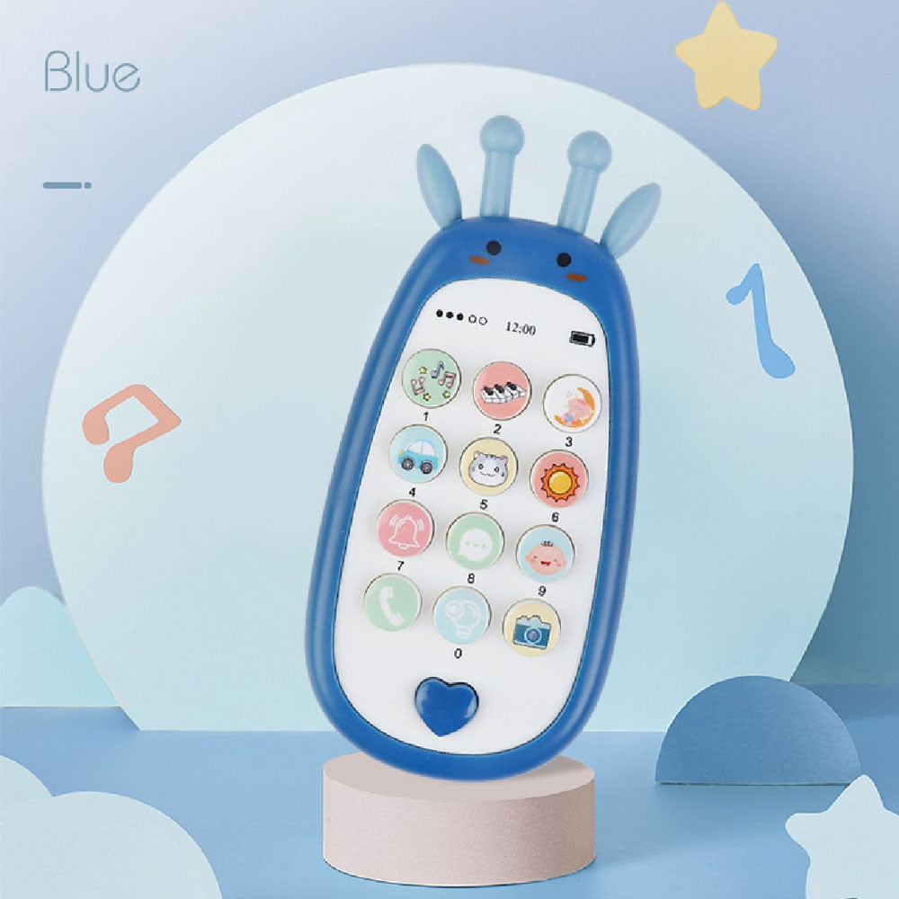 Electronic Toy Phone Musical Mini Cute Children Phone Early Education Cartoon Mobile Phone Telephone Cellphone Baby Toys