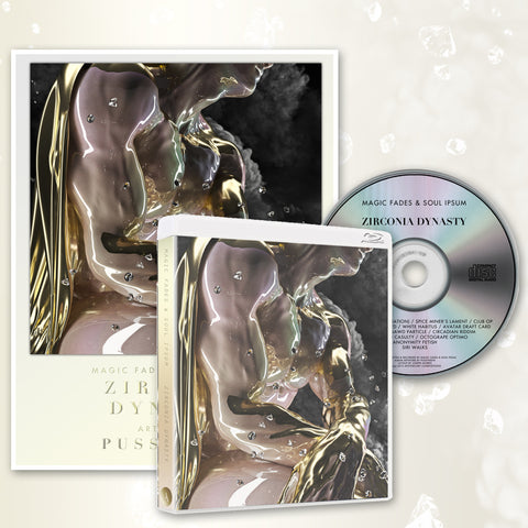 Magic Fades & Soul Ipsum - Zirconia Dynasty - CD+Poster w/ art by PUSSYKREW