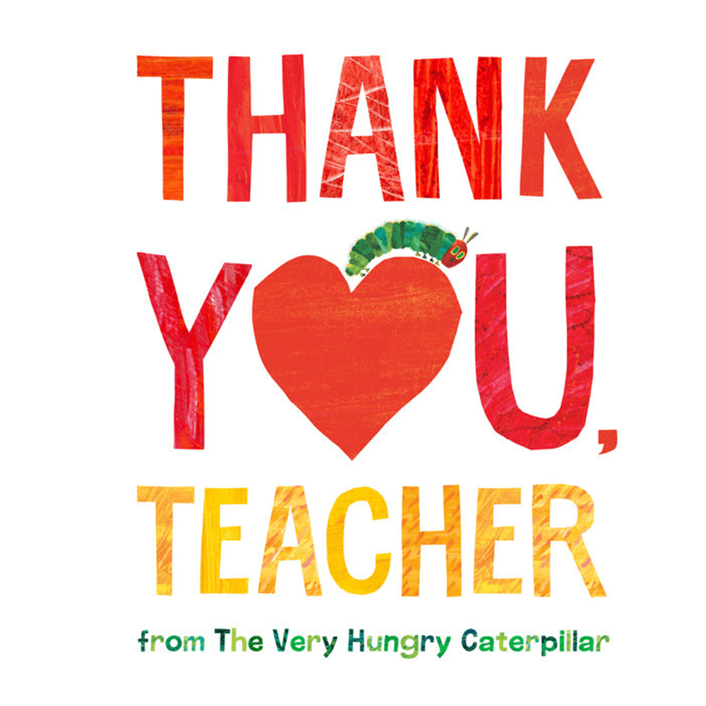 ijzer aankunnen Ruwe olie Thank You, Teacher from The Very Hungry Caterpillar – Shop Sweet Lulu
