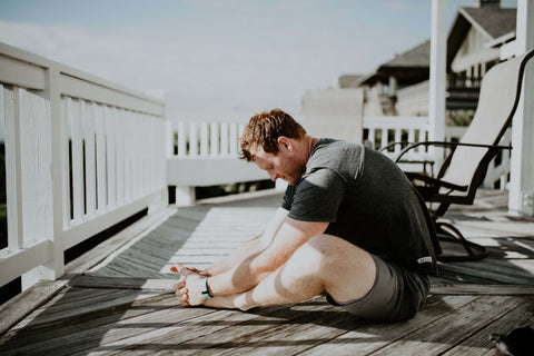 Man Stretching