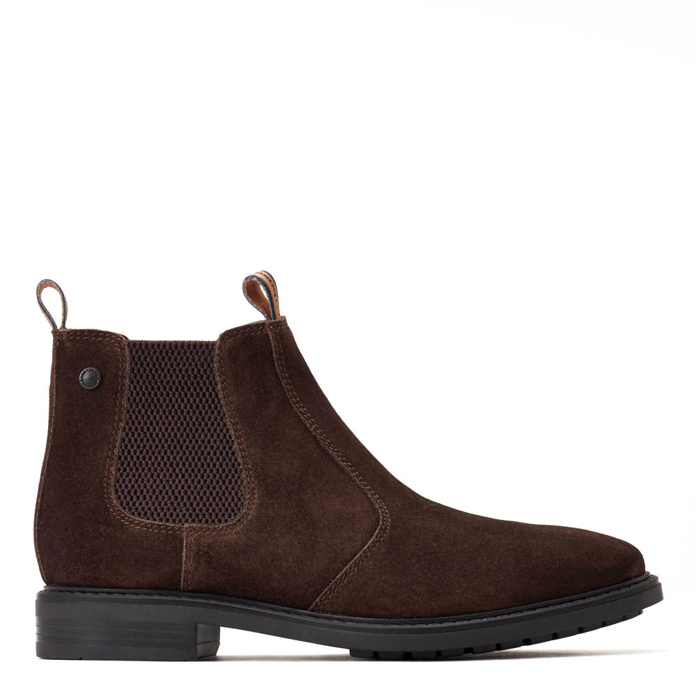 Base London Mens Nelson Suede Brown Suede Chelsea Boots UK 12
