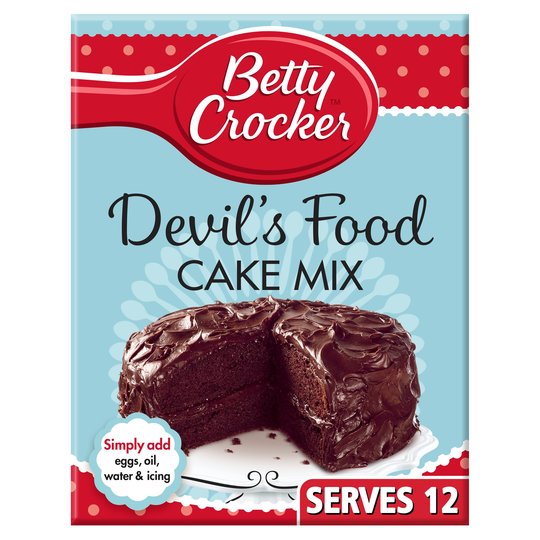 Stipendium helt seriøst Klæbrig Betty Crocker Devil's Food Chocolate Cake Mix 425g – The English Grocer