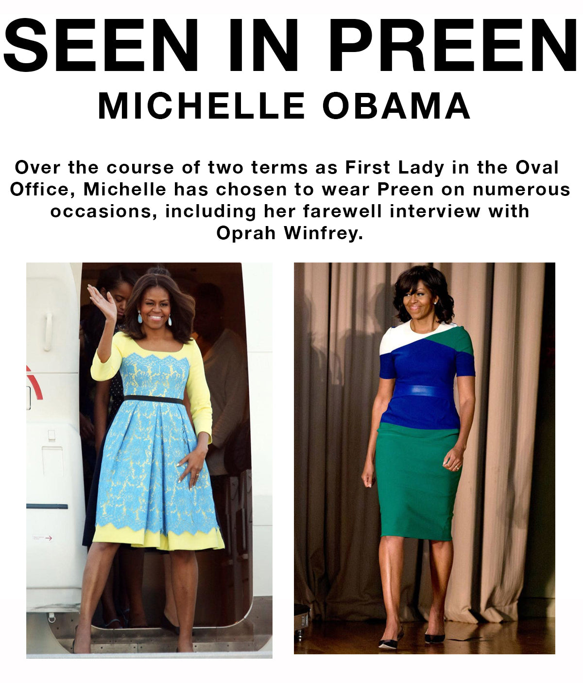 Michelle Obama in Preen