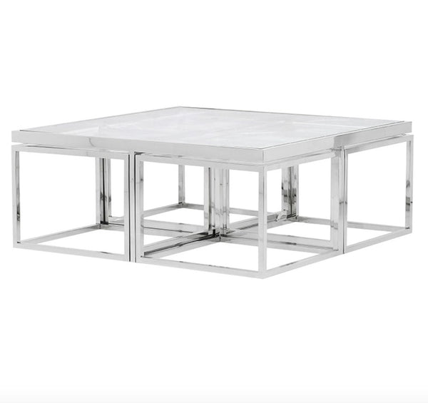 ritz glass nest of tables