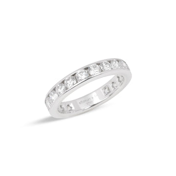 Tiffany & Co 18ct Brilliant Cut Diamond Full Eternity Band Rings