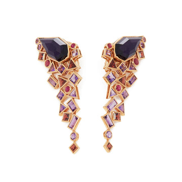 Stephen Webster Crystal Haze Gold Struck Amethyst Earrings