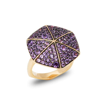 Stephen Webster Deco Pave Amethyst Ring