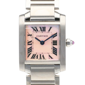 Cartier Tank Francaise SM Watch Stainless Steel 2384 Ladies