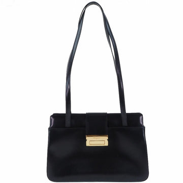 Salvatore Ferragamo Calf Black Women's Shoulder Bag