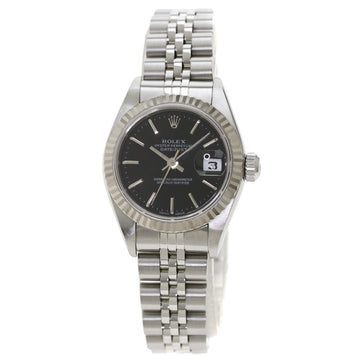 Rolex 79174 Datejust Watch Stainless Steel SS K18WG Ladies