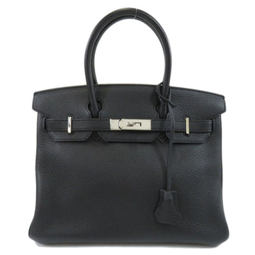 Hermes Birkin 30 Black Handbag Taurillon Ladies HERMES