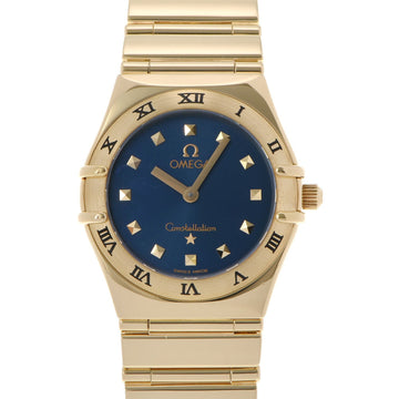 Omega Constellation My Choice 1171.81.00 Ladies YG Watch Quartz Blue Dial