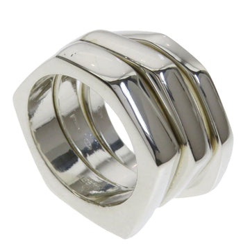 Gucci Triple Hexagon 3 Set Ring/Ring Silver Ladies GUCCI