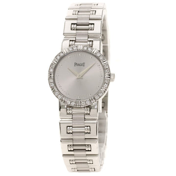 Piaget Dancer Bezel Diamond Watch K18 White Gold Ladies