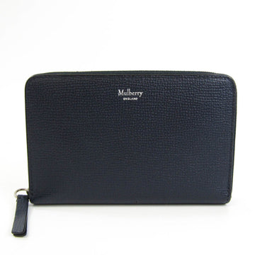 Mulberry RL5299 Unisex Leather Wallet (bi-fold) Navy