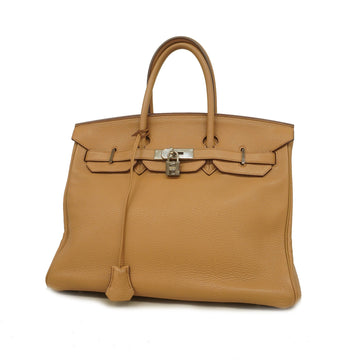 Hermes Birkin Birkin 35 L Stamped Birkin 35 Tabak Camel Women's Togo Leathe