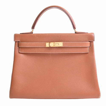 Hermes Couchbel Kelly 32 Handbag Brown