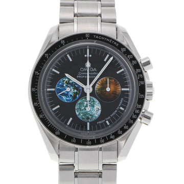 Omega Speedmaster From The Moon To Mars 3577.50.00 Men's SS Watch Manual Winding Black Dial