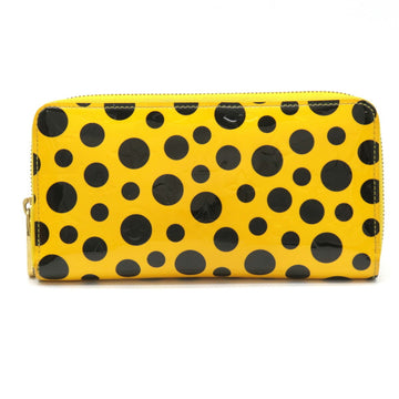 Louis Vuitton Monogram Vernis Dot Infinity Zippy Long Wallet Yayoi Kusama Jaune Yellow M91571