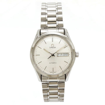 Omega Classic Day Date SS Silver Dial Men's AT Automatic Watch 166.0299