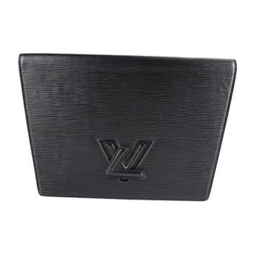 Louis Vuitton Trapeze PM Clutch Bag M80166 Epi Leather Black Second Evening Party