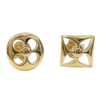 Louis Vuitton Book Redreil Crazy In Lock Earrings M00395 Women's Men's Logo Gold