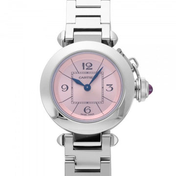 Cartier Pasha Mispasha W3140008 pink dial used watch ladies