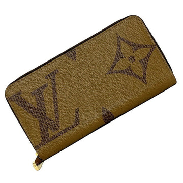 Louis Vuitton Long Wallet Zippy Brown Gold Monogram Giant M69353 IC Chip Reactive LOUIS VUITTON Round Men's Women's