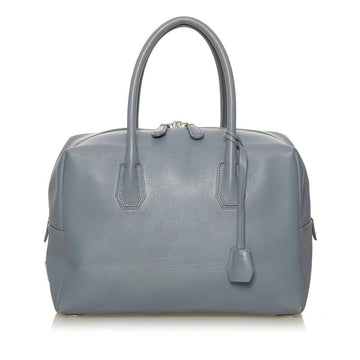 MCM Handbag Light Blue Leather Ladies