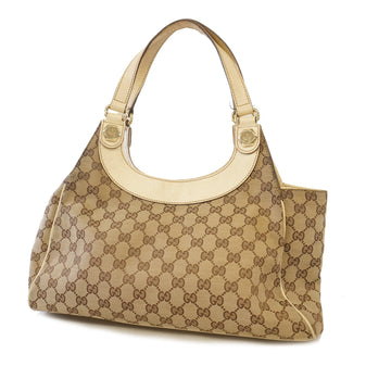 Gucci GG Canvas Handbag 154982 Women's GG Canvas Handbag Beige,White