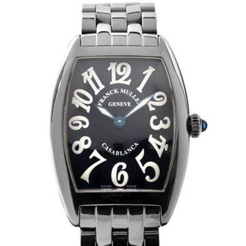 Franck Muller Casablanca SS Ladies Quartz Watch Black Dial 1752CASA OAC