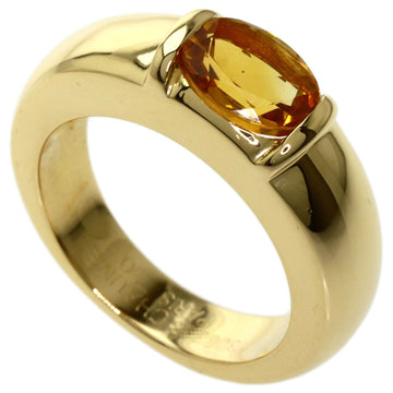 Chaumet Joyaring Citrine Ring K18 Yellow Gold Ladies