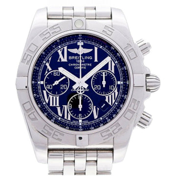 Breitling Chronomat 44 AB011011 / B956 Automatic Watch SS Black Dial