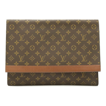 Louis Vuitton Monogram Porte Envelope Case Bag Clutch Second M51801