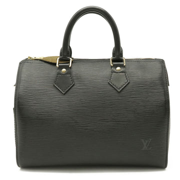Louis Vuitton Epi Speedy 25 Handbag Leather Noir Black M43012