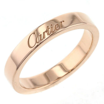 Cartier Ring C Do Engraved Width 3mm B4087200 K18 Pink Gold No. 8 Ladies CARTIER