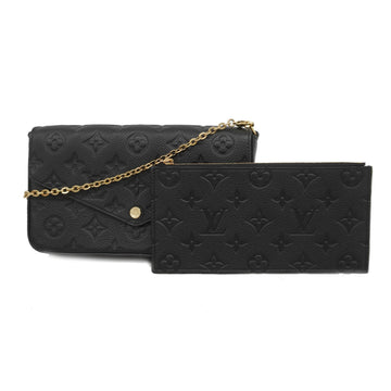 Louis Vuitton Monogram Empreinte Pochette Felicy M64064 Women's Noir