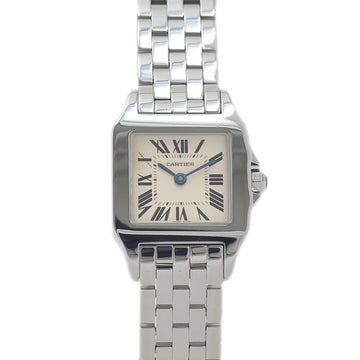 Cartier Santos Demoiselle SM Women's Ivory Dial SS Quartz W25064Z5